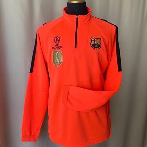 Barcelona Nike UEFA 1/4 Zip Training Sweater